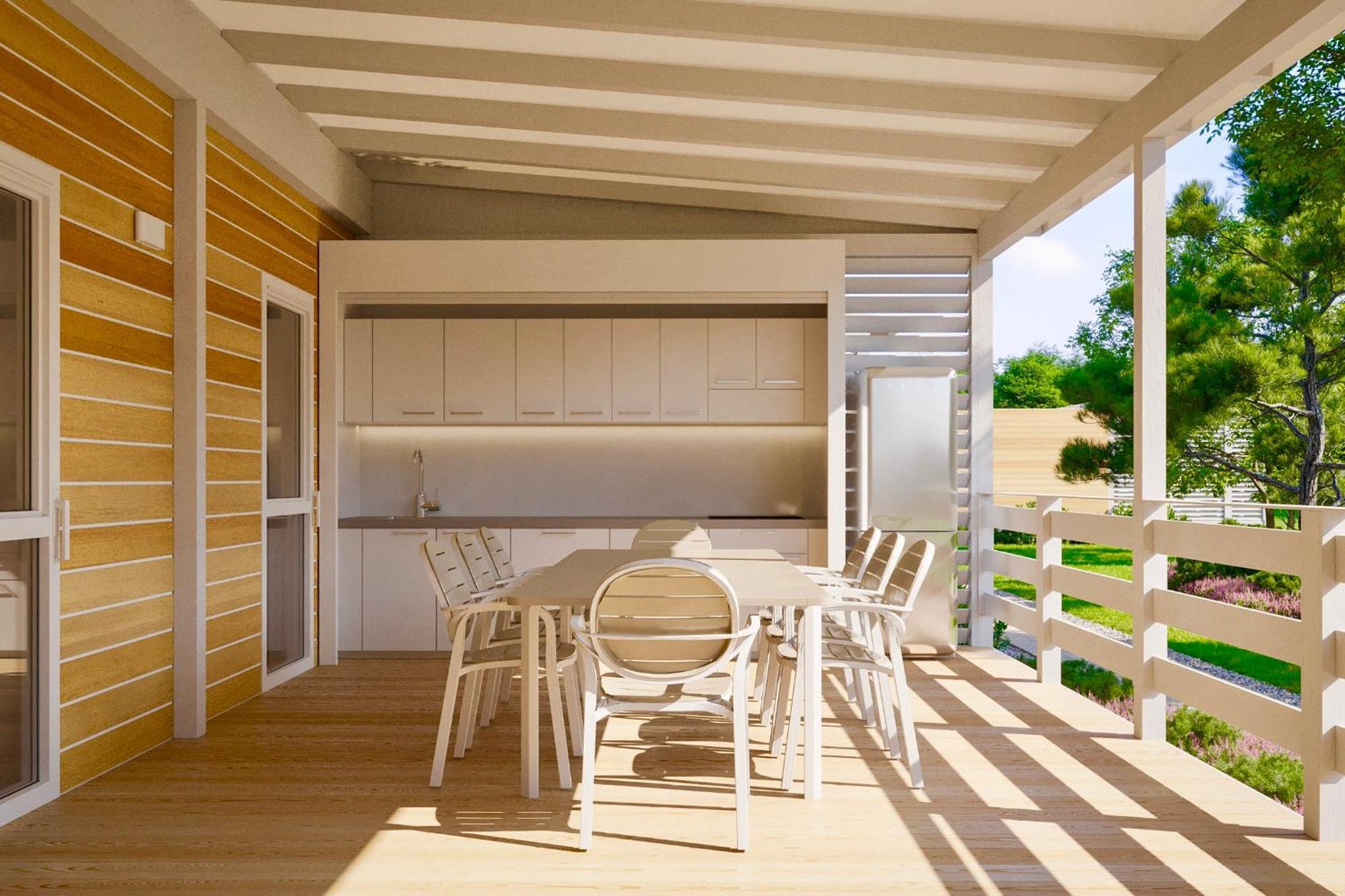 Isamar Holiday Village Ca Lino Camera foto 3D rendering of a kitchen
